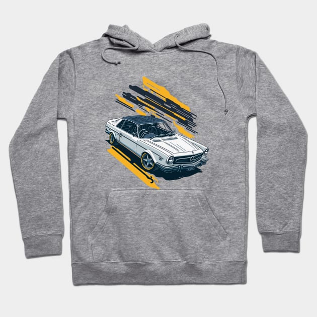 Old Mercedes Classic Car Hoodie by Cruise Dresses
